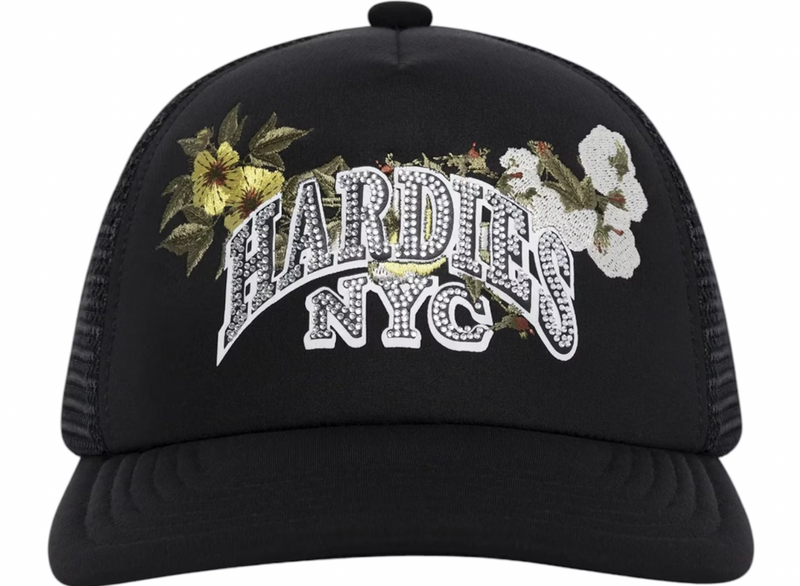 Denim Tears X Hardies NYC Black Trucker Hat