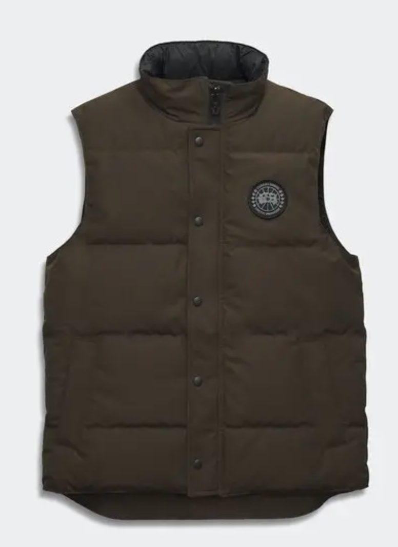 Canada Goose Garson Quilted Vest Military Green XL Brand New