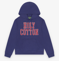 Denim Tears Holy Cotton Navy Pullover Hoodie Size Medium
