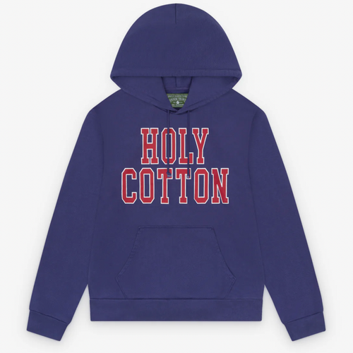 Denim Tears Holy Cotton Navy Pullover Hoodie Size Large