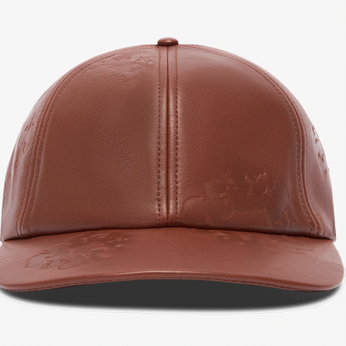 Denim Tears MVP Leather Wreath Brown Adjustable Cap