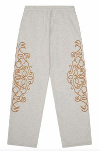 Denim Tears Western Embroidered Grey Sweatpants Size XL
