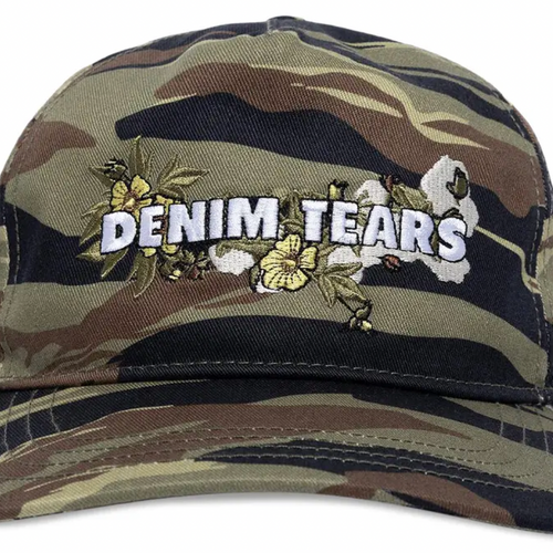 Denim Tears Floral Green Camo Adjustable Cap