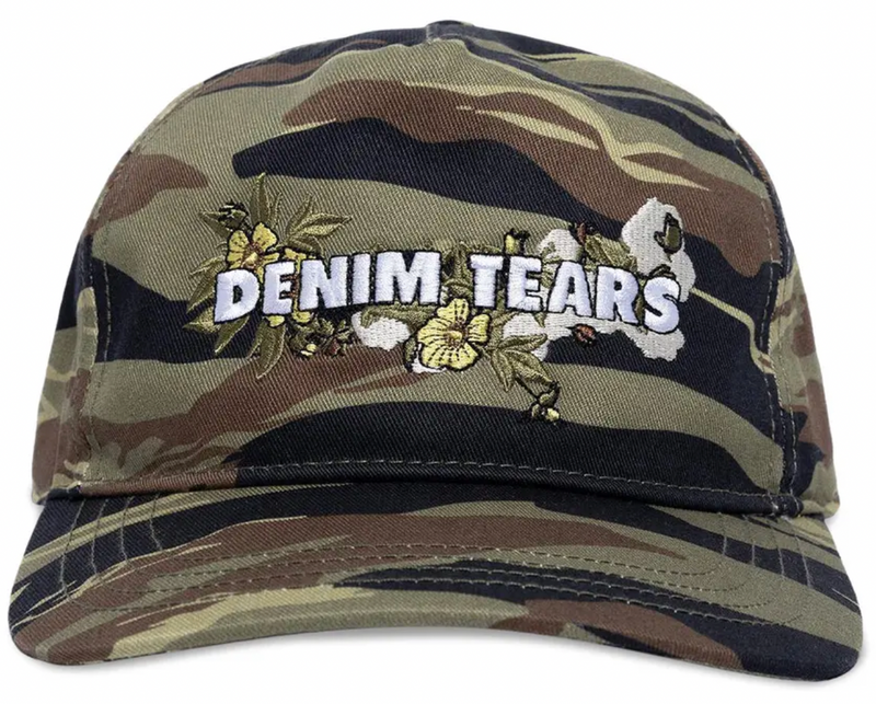 Denim Tears Floral Green Camo Adjustable Cap