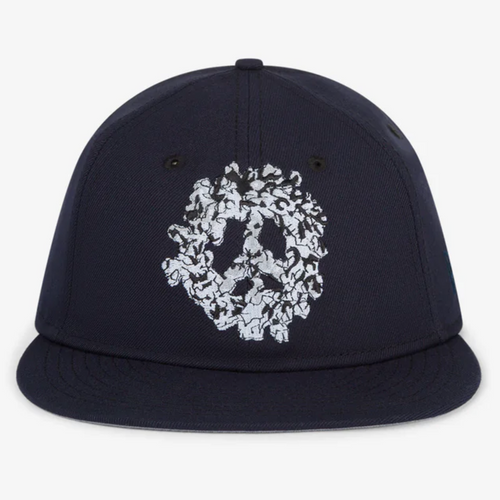 Denim Tears Peace Wreath Navy SnapBack Hat