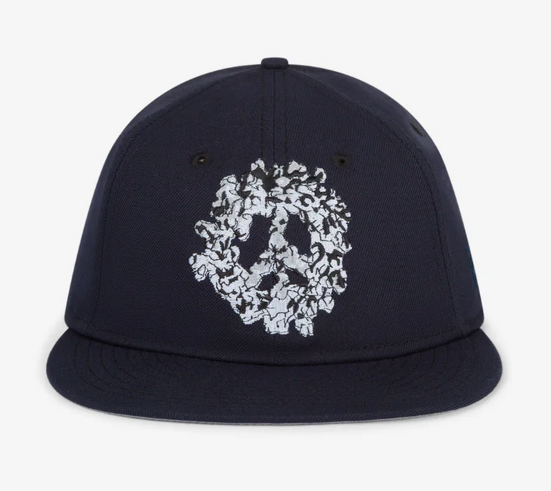 Denim Tears Peace Wreath Navy SnapBack Hat