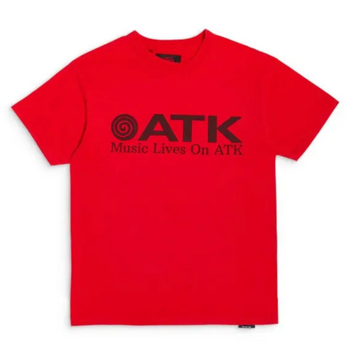 Gallery Dept. Music Lives On ATK T-Shirt in Red Large Brand New