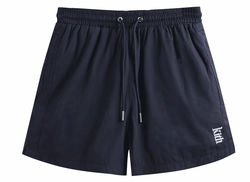 Kith Nylon Active Shorts - Nocturnal Navy - Size Small
