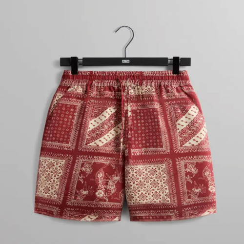 KITH Silk Twill Lewis Shorts - Bitters - Size Small