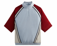 Kith SS Linden Retro Quarter Zip Sweater - Melody - Size Medium