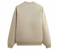 Kith Curved Seam Madison Crewneck - Beige - Size Medium
