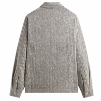 Kith Slub Boucie Boxy Collared Overshirt - Ink Navy - Size Medium