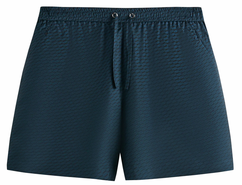 Kith Monogram Silk Cedar Short - Nocturnal Navy - Size Small