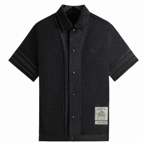 Kith Chenille Woodpoint Shirt - Black - Size Medium