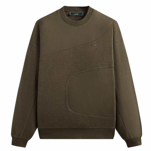 Kith Curved Seam Madison Crewneck - Dark Green - Size Medium