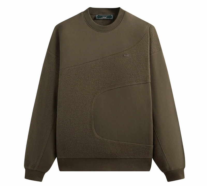 Kith Curved Seam Madison Crewneck - Dark Green - Size Medium