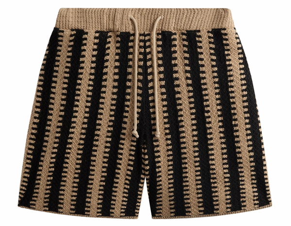 Kith Crochet Curtis Short - Shea Beige - Size Medium