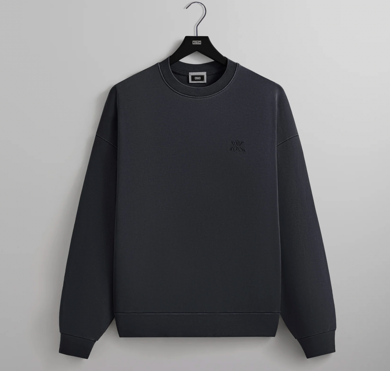 Kith Compact Knit Nelson Crewneck - Captain Navy - Size Small