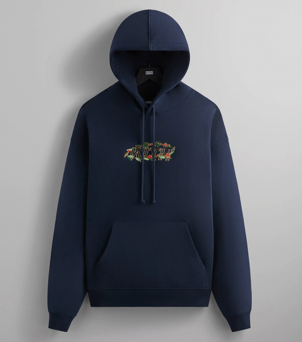 Kith Wreath Orbit Williams III Hoodie - Nocturnal - Size XL