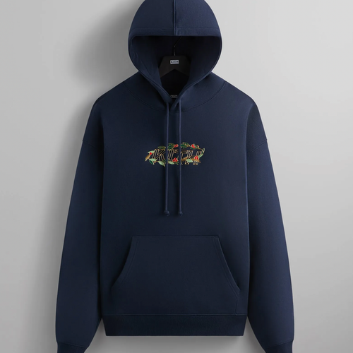 Kith Wreath Orbit Williams III Hoodie - Nocturnal - Size XL