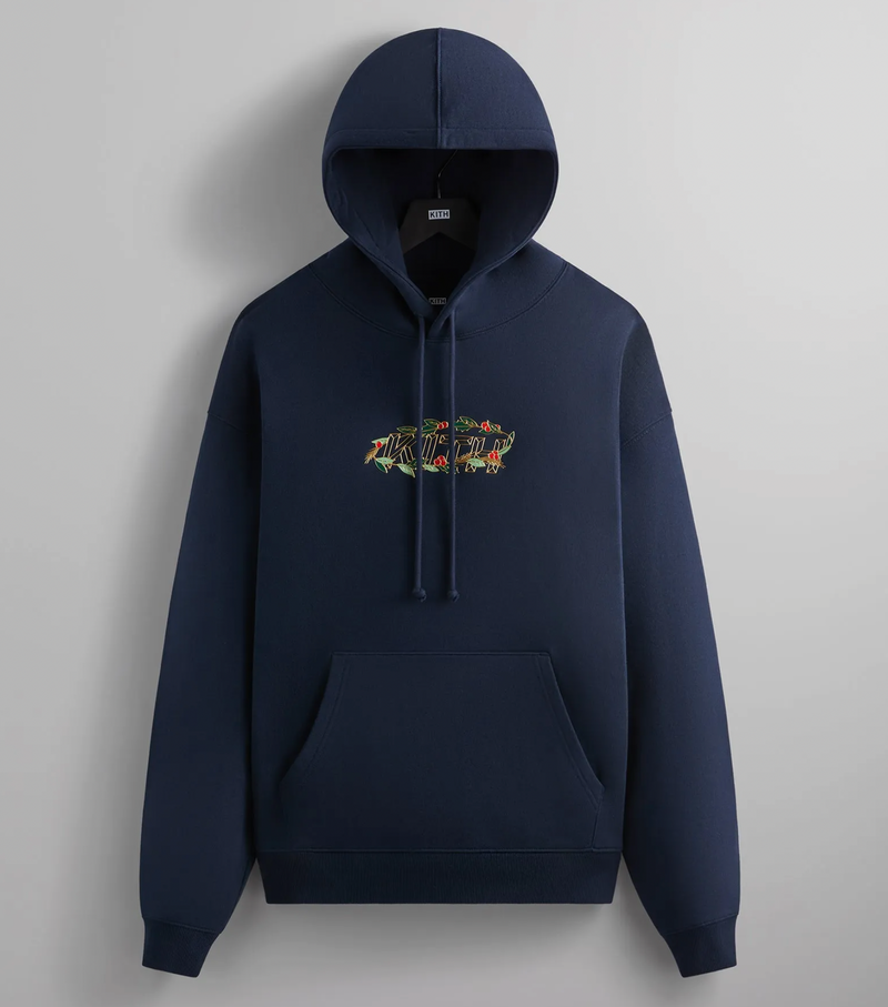 Kith Wreath Orbit Williams III Hoodie - Nocturnal - Size XL