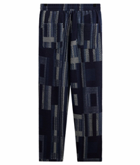 Kith Geometric Knit Elmhurst Pant - Nocturnal - Size Medium