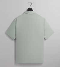 Kith Silk Cotton Boxy Collared Overshirt - Brine - Size Small