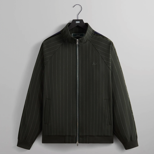 Kith Double Weave Clifton Track Jacket - Stadium Green - Size Small