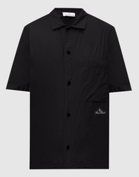 Stone Island Black Straight Cut Shirt Large Brand New