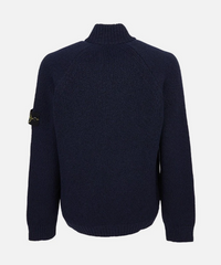 Stone Island Men's Zip-Up Cardigan Navy Blue Large Brand New