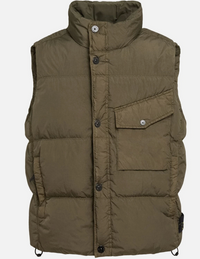 Stone Island Military Green Vest Large Brand New