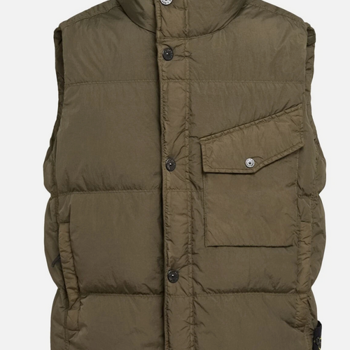 Stone Island Military Green Vest Large Brand New