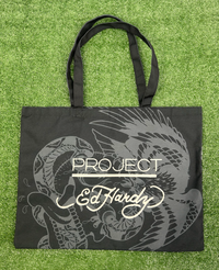 Ed Hardy Projects Black Tote Bag Brand New