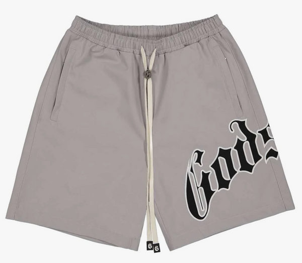 Godspeed Nylon OG Logo Grey Shorts