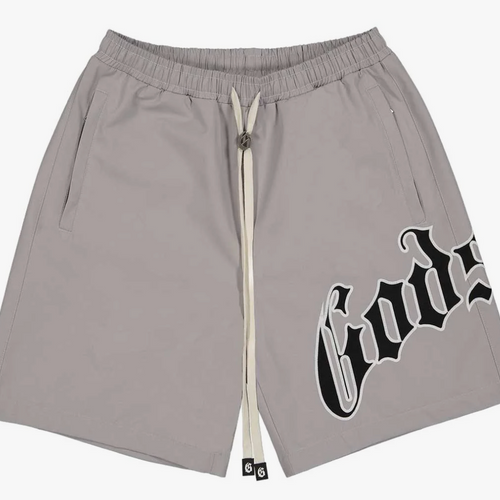 Godspeed Nylon OG Logo Grey Shorts