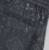 Kith Cupro Linen Barrow Paisley Pant - Black Size XL