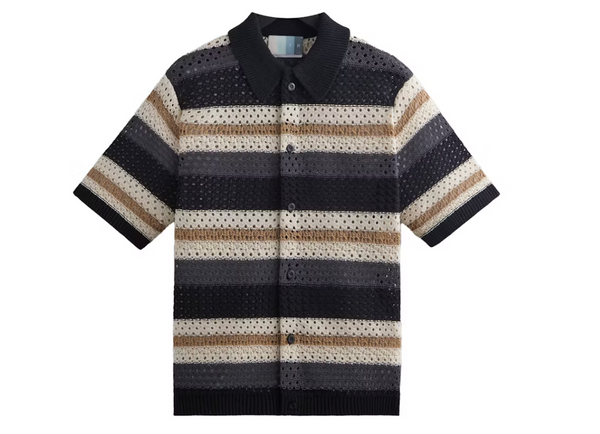 Kith Thompson Crochet Buttondown Black Size XS