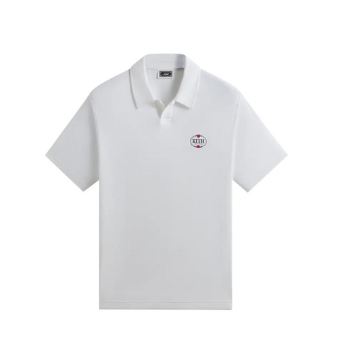 Kith Pique Drew Polo 'White' Size XS