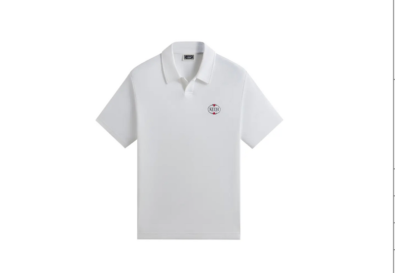 Kith Pique Drew Polo 'White' Size XS
