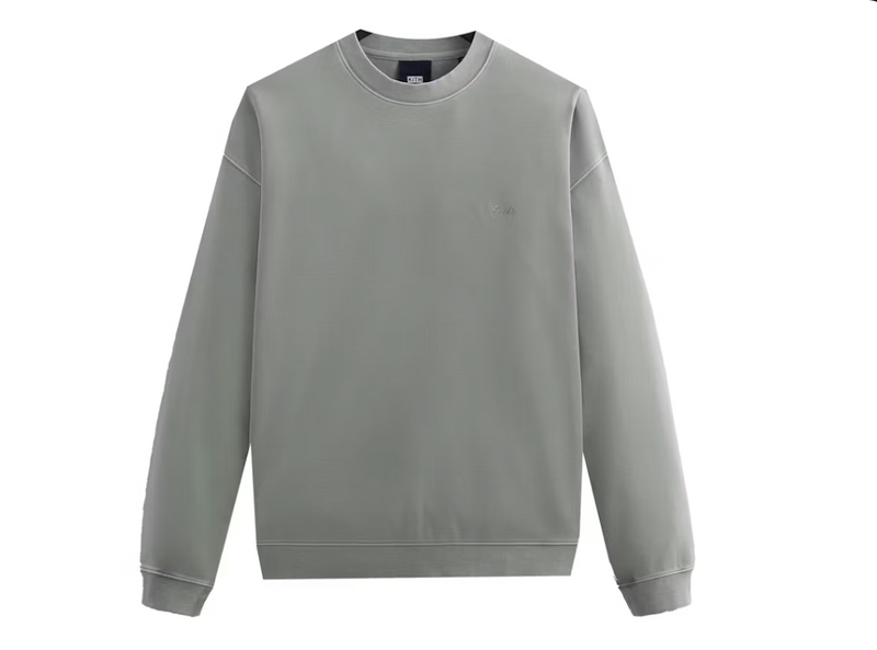 Kith Crystal Wash Interlock Vintage Crewneck Haze Size Small