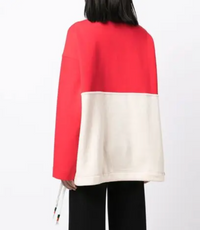 BAPY By BAPE Women's Two-Tone Red/White Light Jacket Size XS