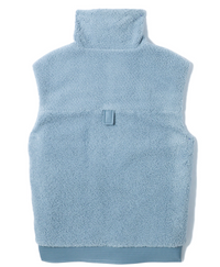 BAPY By BAPE Women's Blue Fleece Full-Zip Vest Size XS