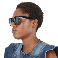 Tom Ford Women's Beatrix Black Smoke Mirror Cat Eye Sungleasses