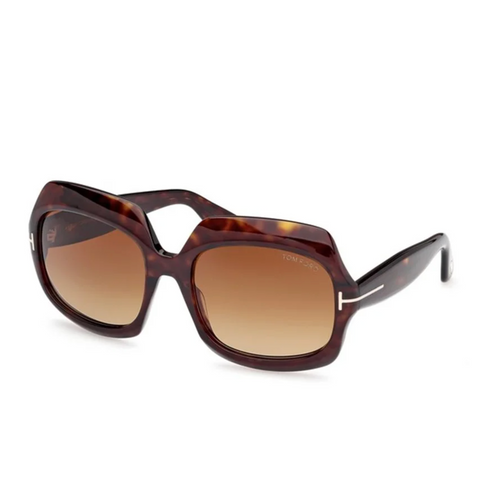 Tom Ford Women's Dark Havana Ren Sunglasses FT1155