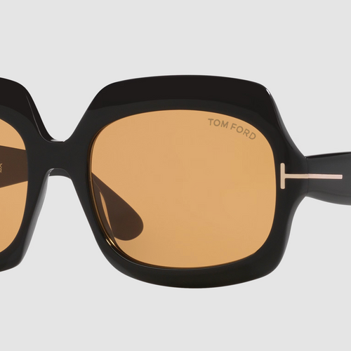 Tom Ford Women's Black/Brown Ren Sunglasses FT1155
