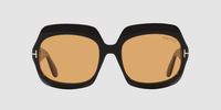 Tom Ford Women's Black/Brown Ren Sunglasses FT1155