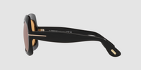 Tom Ford Women's Black/Brown Ren Sunglasses FT1155