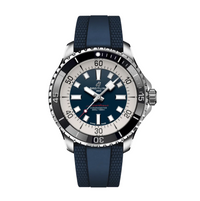 Breitling Superocean Automatic 44MM Chronometer Blue Dial Watch (MSRP: $5,700)