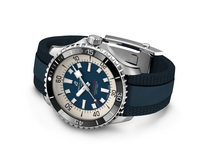 Breitling Superocean Automatic 44MM Chronometer Blue Dial Watch (MSRP: $5,700)