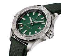 Breitling Avenger Automatic 42mm Green Dial Leather Strap Watch (MSRP: $4,900)
